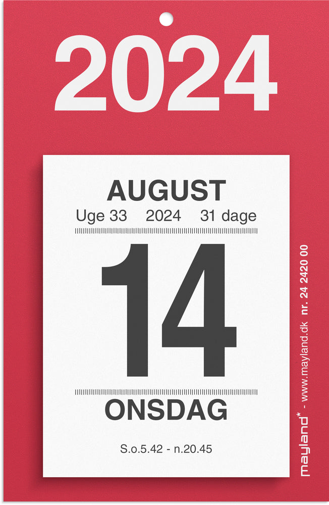 Afrivningskalender lille 2024