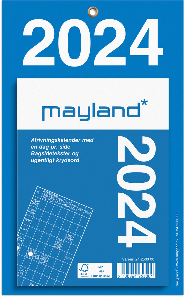 Afrivningskalender kontor 2024