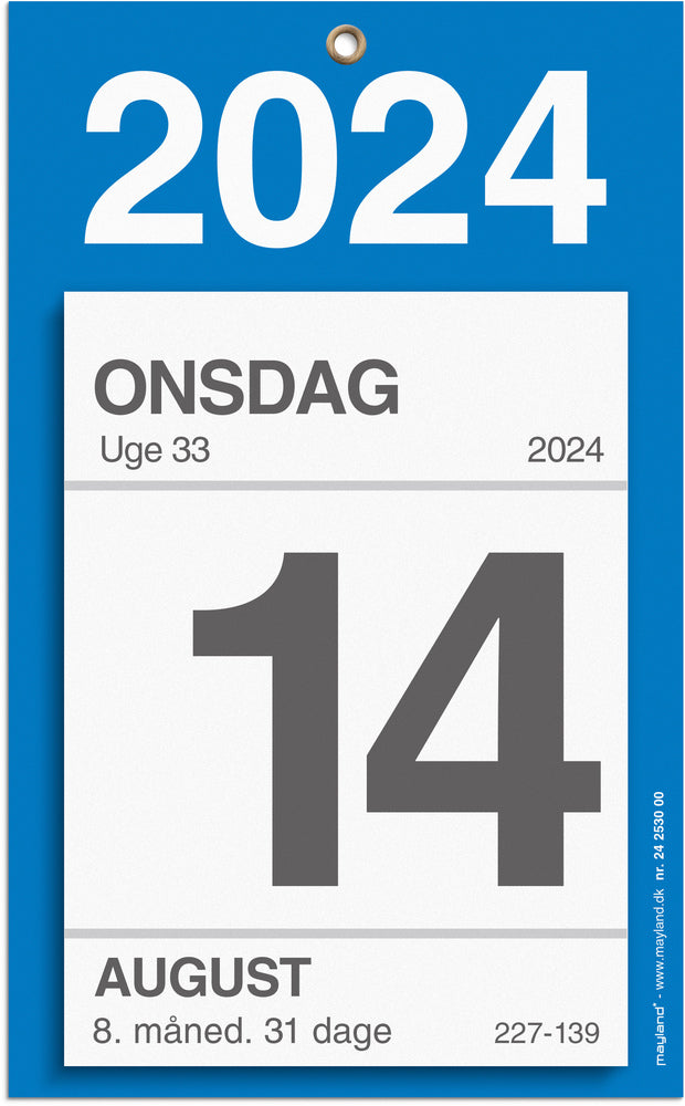 Afrivningskalender kontor 2024