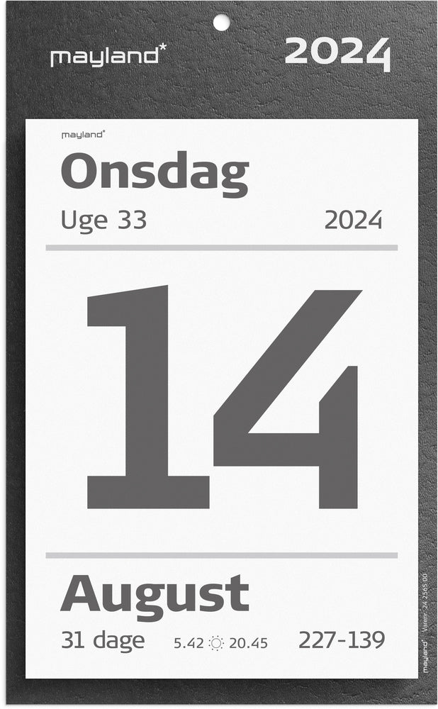 Afrivningskalender kæmpe 2024