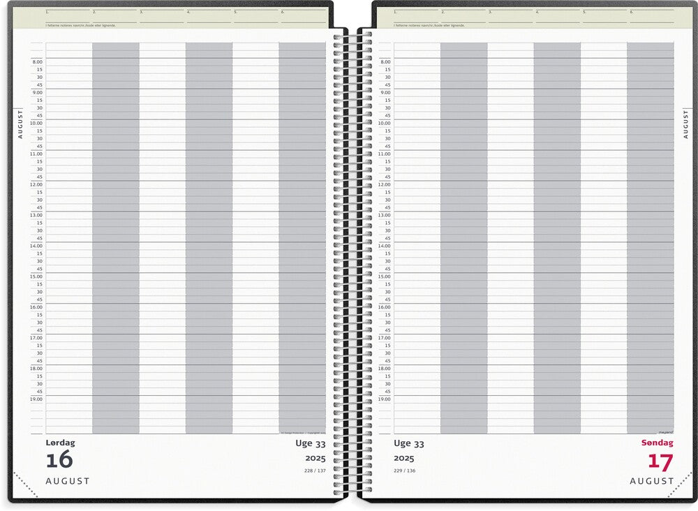 Mayland Aftalekalender 2025 dag A4 pp