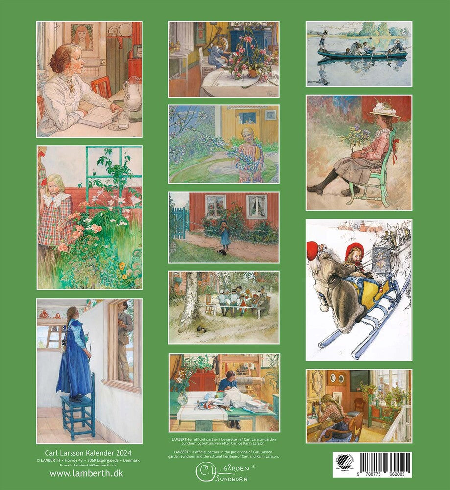 Carl Larsson kalender 2024