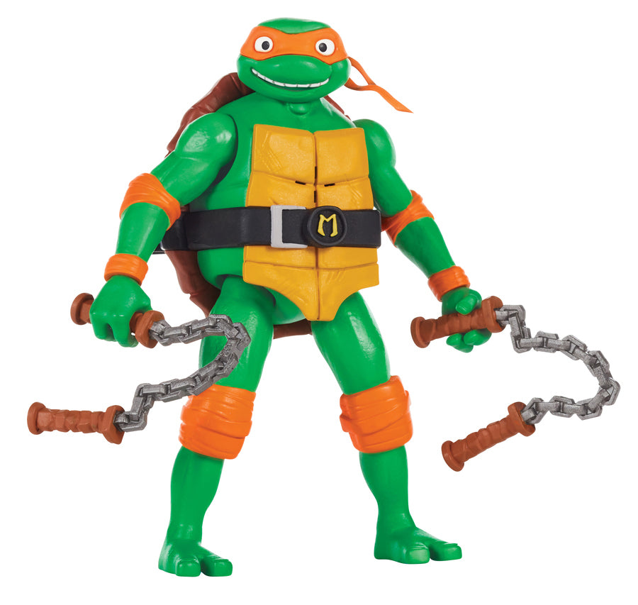 Turtles Mayhem Deluxe figur med lyd 14 cm asst