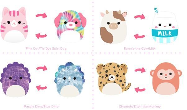 Squishmallows Flip A Mallow 13 cm asst
