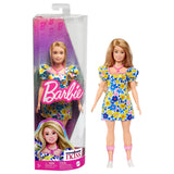 Barbie Fashionista Yellow Blue Floral (Down Syn)