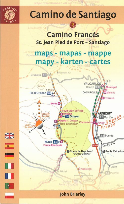 Camino de Santiago Maps: St. Jean Pied de Port - Santiago de Compostela