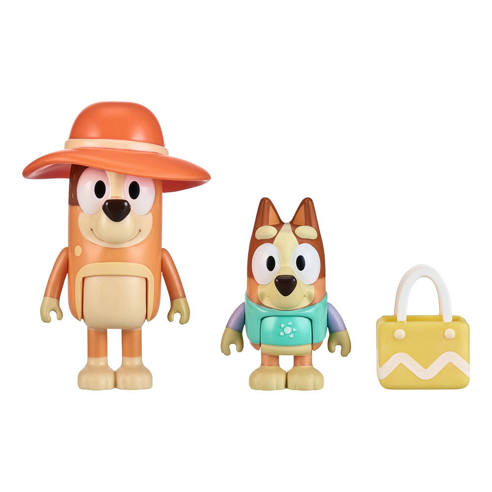 Bluey figurer 2-pak Beach asst