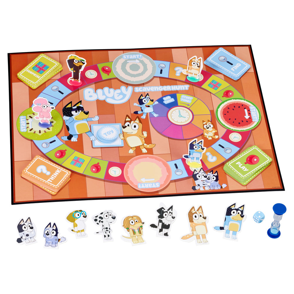 Bluey Scavenger Hunt Boardgame