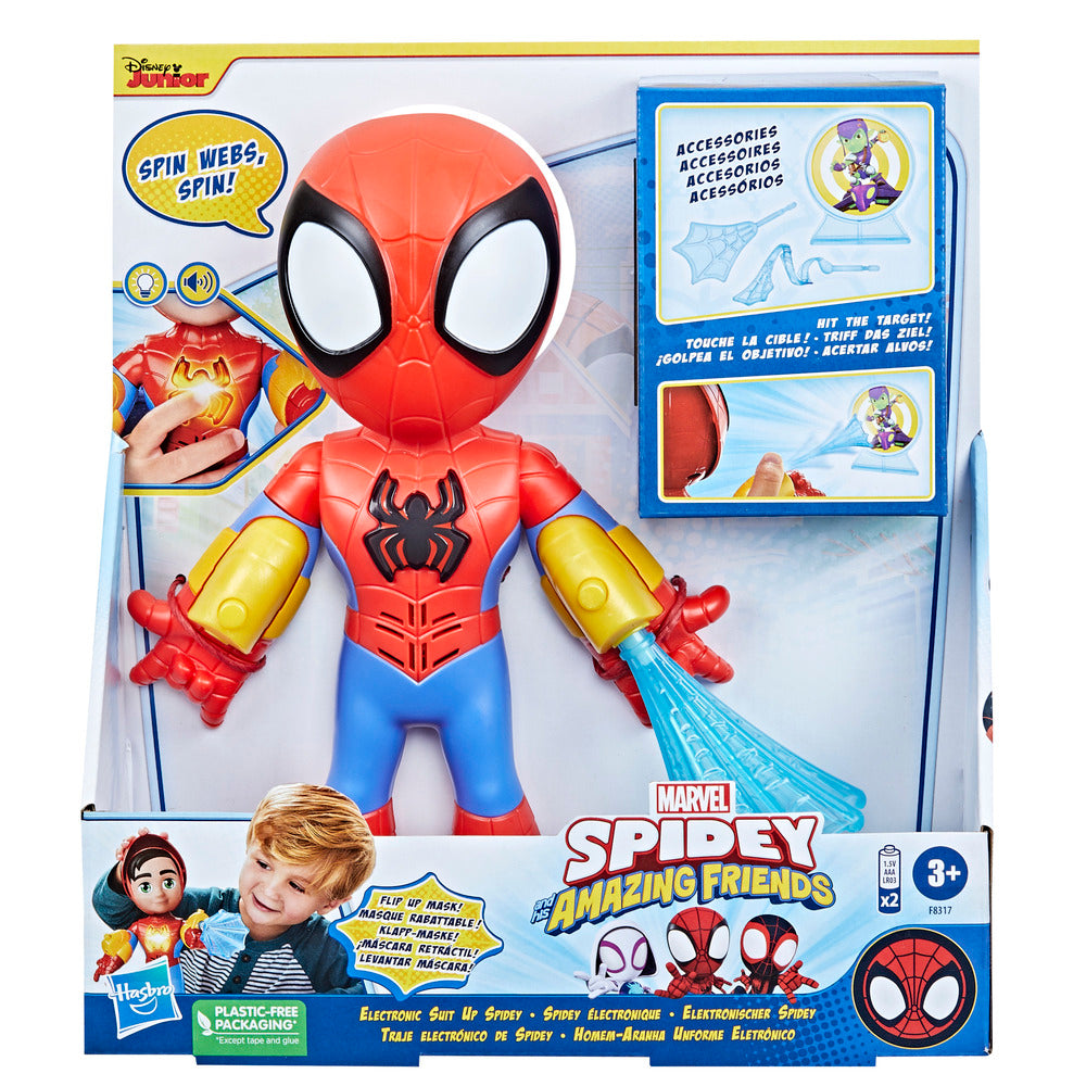SPIDEY & FRIENDS ELECTRONIC SUIT UP SPIDEY