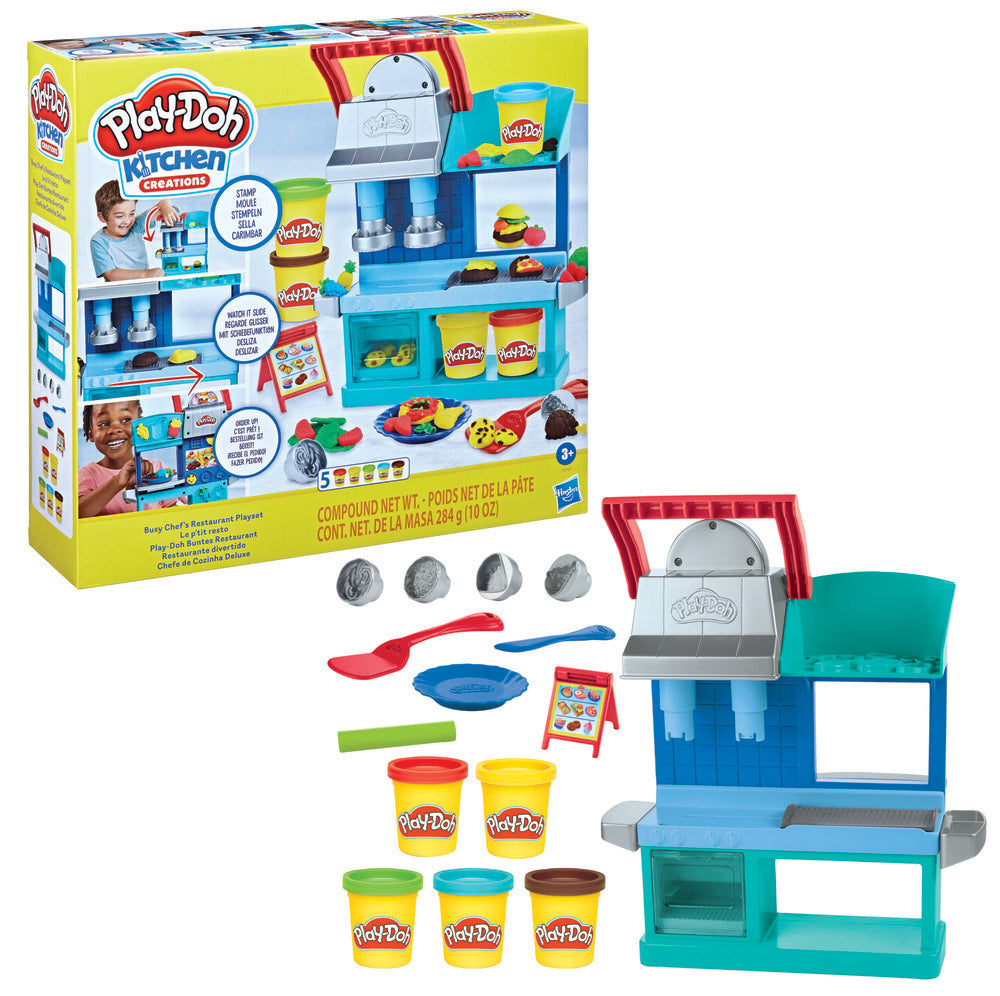 Play-Doh Kitchen Creations Busy Chef's Restaurant Playset