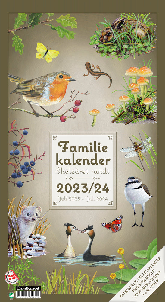 Skoleåret rundt 2023/24 i naturen m/5 kolonner