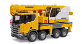 Bruder Scania Super 560R Liebherr Krane lastbil med lys og lyd