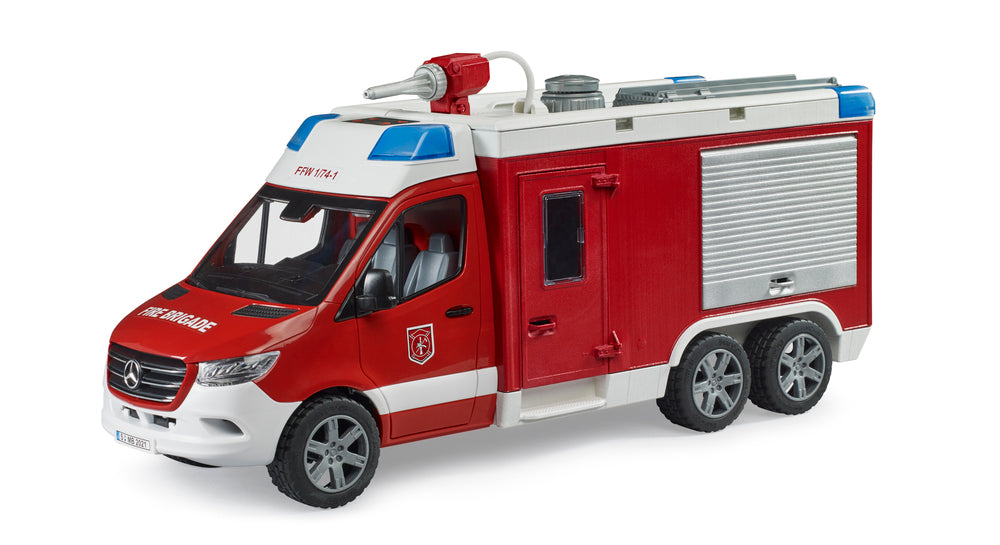 Bruder MB Sprinter Brandbil pionervogn med pumpe