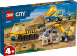 60391 LEGO City Great Vehicles Entreprenørmaskiner og nedrivningskran