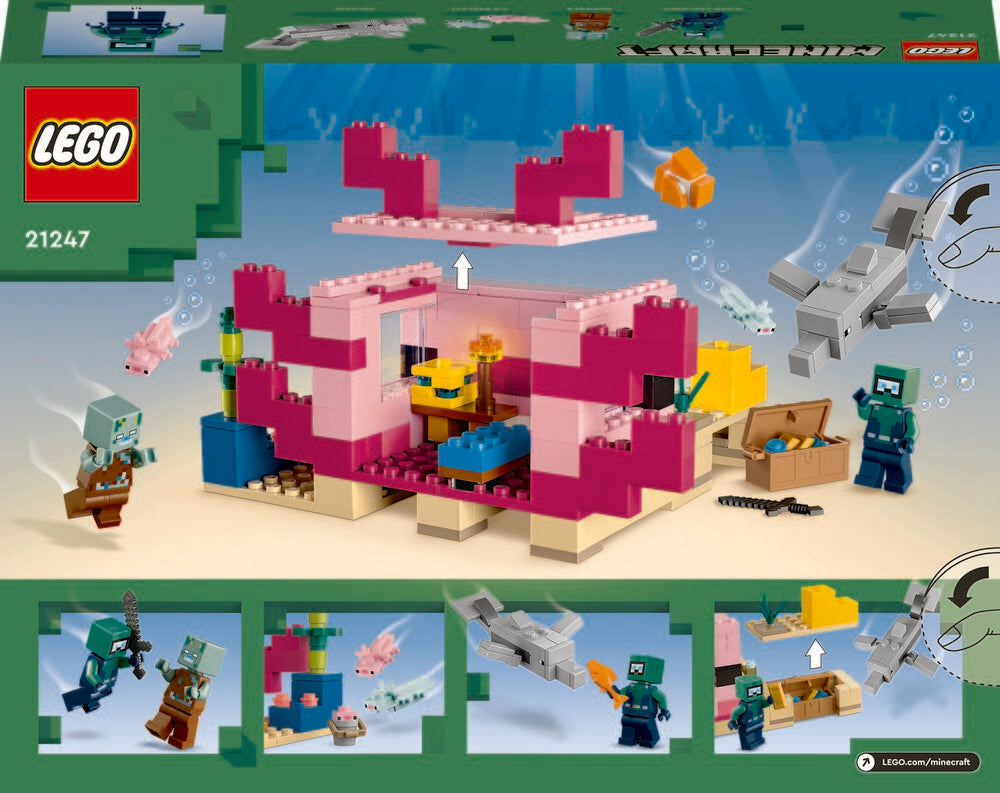 21247 LEGO Minecraft Axolotl-Huset