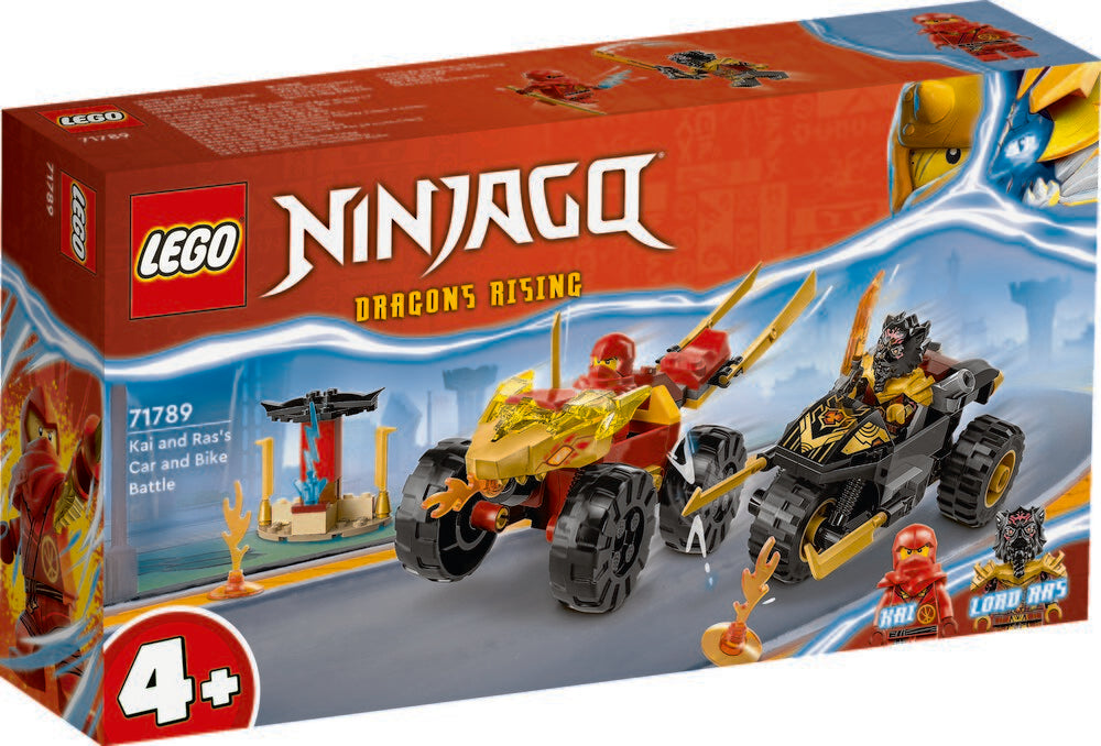 71789 LEGO Ninjago Kai og Ras' bil- og motorcykelkamp