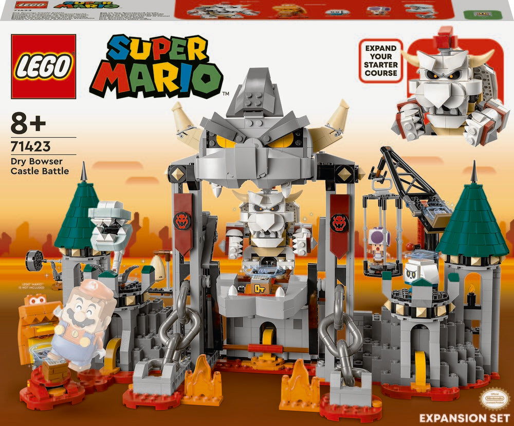 71423 LEGO Super Mario Dry Bowsers slotskamp – udvidelsessæt