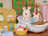 Sylvanian Families Byhus med Lys - med hemmeligt loftsrum