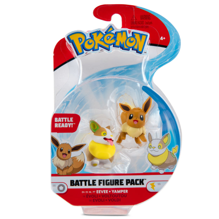 Pokémon battle figure eevee and yamper