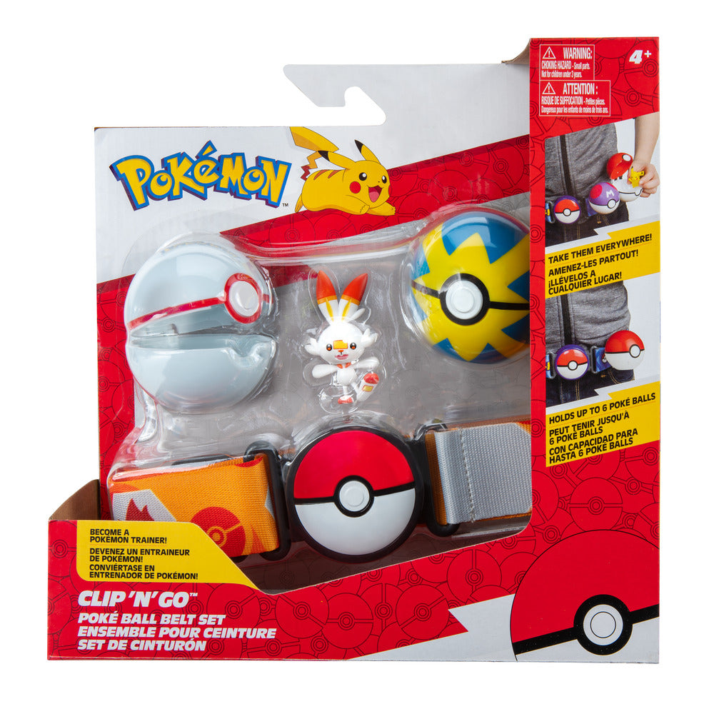 Pokémon clip n go belt set asst