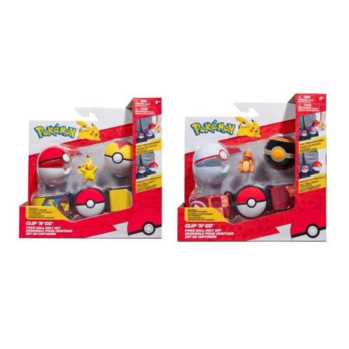 Pokémon clip n go belt set asst