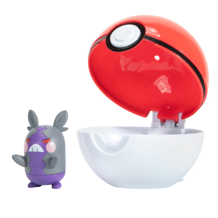 Pokémon clip n go hangr morpeko and poke ball
