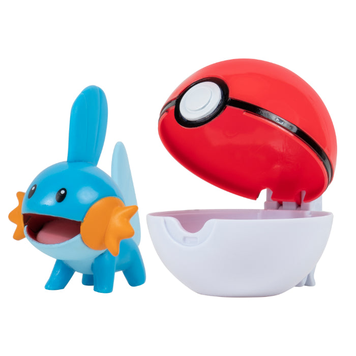 Pokémon clip n go mudkip and poke ball