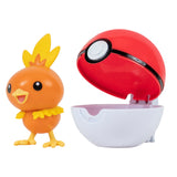Pokémon clip n go torchic and poke ball
