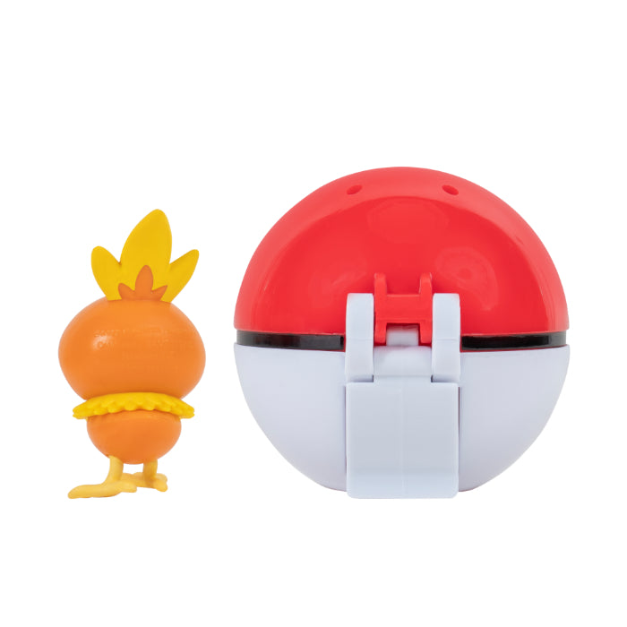 Pokémon clip n go torchic and poke ball