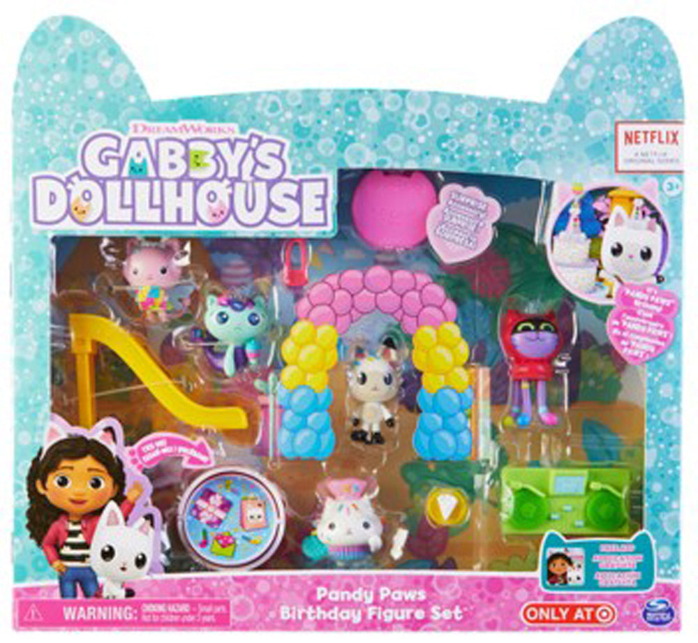 Gabby's Dukkehus Pandy Paw's Birthday Figure Set