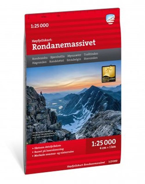 Rondanemassivet 1:25 000