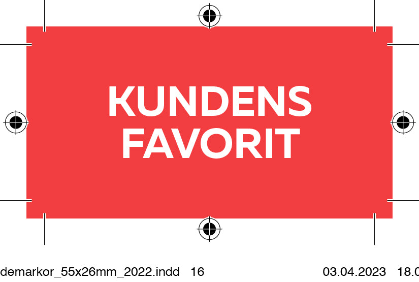 Hyldemarkør - Varen udgår / Kundens favorit 20 stk