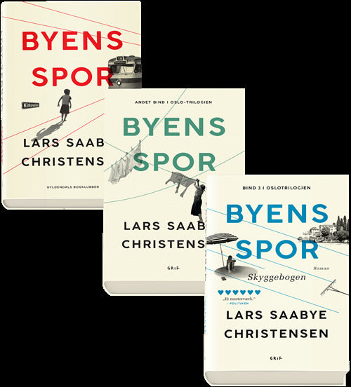 Byens spor tre bind