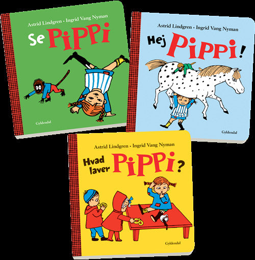 Pippi papbøger pakke