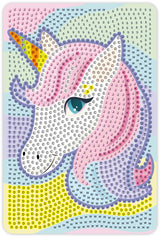 Diamond Art Enhjørning 10 x 15 cm
