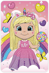 Diamond Art Pige 10 x 15 cm