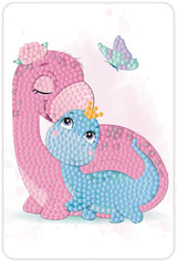 Diamond Art Dino 10 x 15 cm