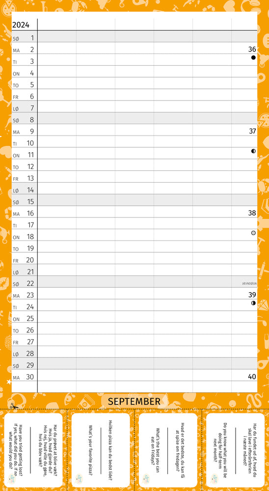 Året Rundt familiekalender Small Talk - Big Questions 2024