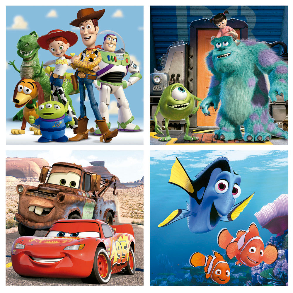 Puslespil Disney Pixar 12-16-20-25 brikker