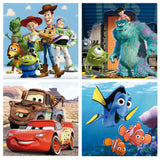 Puslespil Disney Pixar 12-16-20-25 brikker