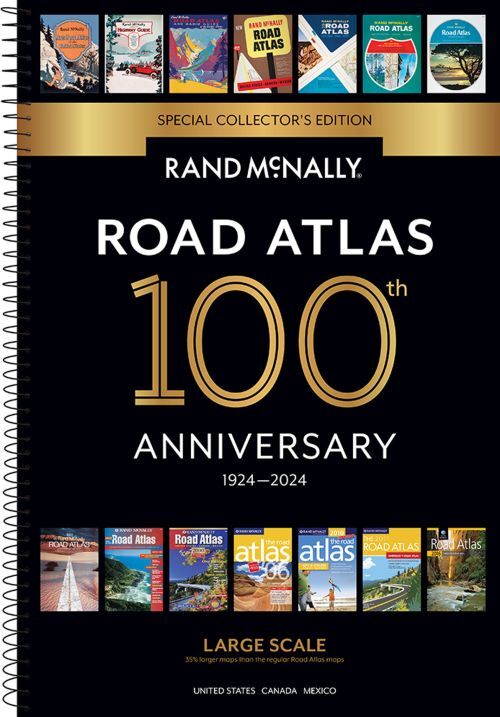 Rand McNally 2024 Large Scale Road Atlas USA - 100th Anniversary Collector's Edition