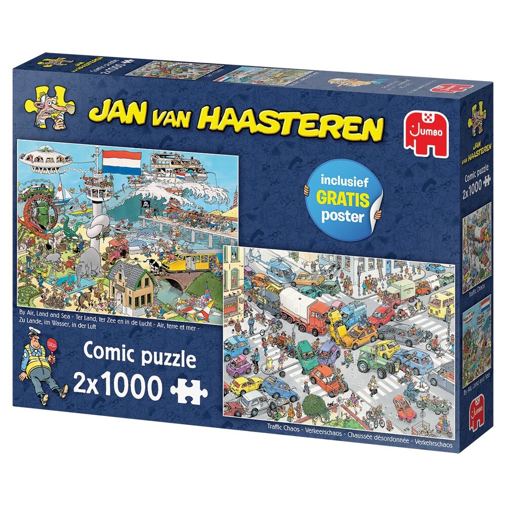 JvH Traffic Chaos & By Air Land and Sea 2x1000 brikker