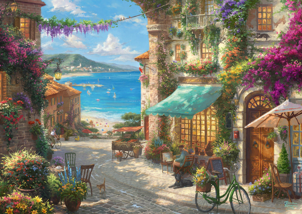 Puslespil Café on the Italien Riviera
1000 brikker