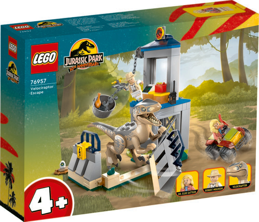 76957 LEGO Jurassic World Velociraptor-flugt