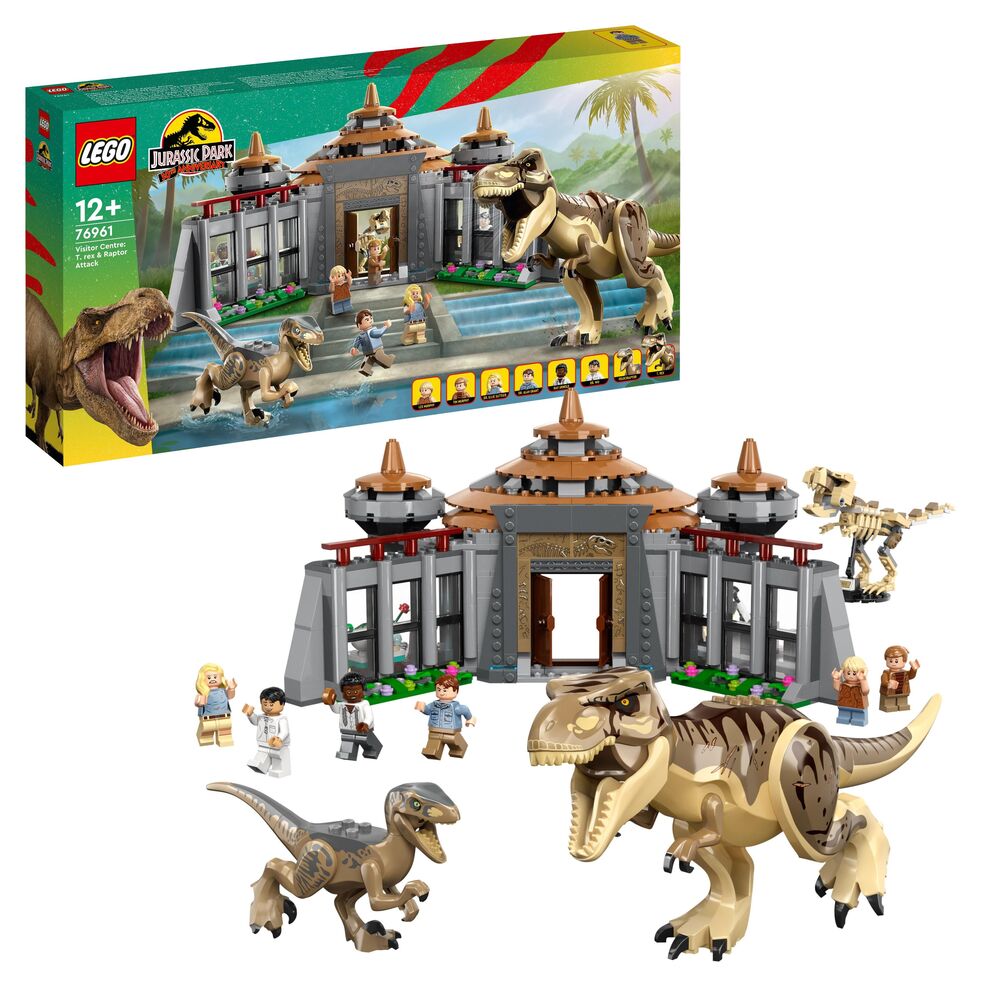 76961 LEGO Jurassic World Besøgscenter T. rex- og raptor-angreb