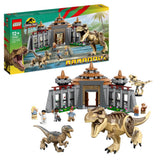76961 LEGO Jurassic World Besøgscenter T. rex- og raptor-angreb