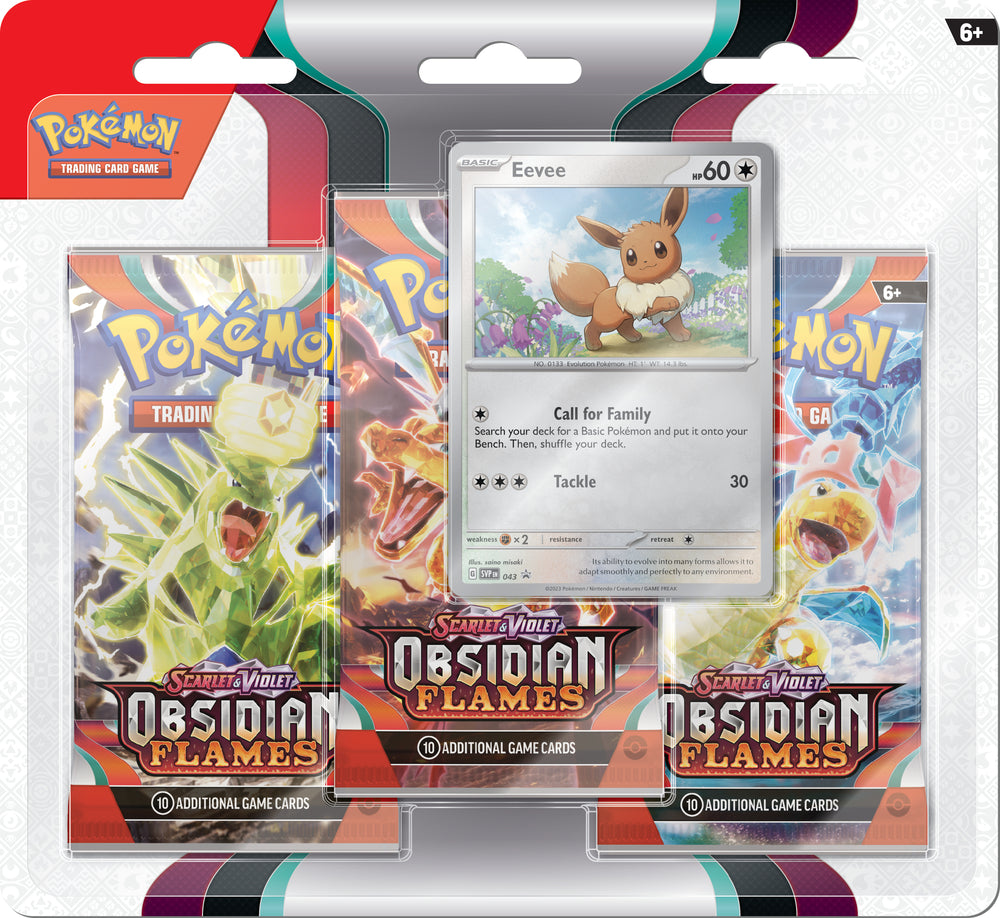 Pokemon 3-pack Blister Scarlet & Violet asst