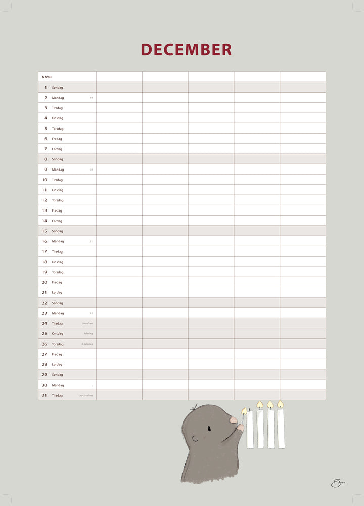 Familiekalender 2024