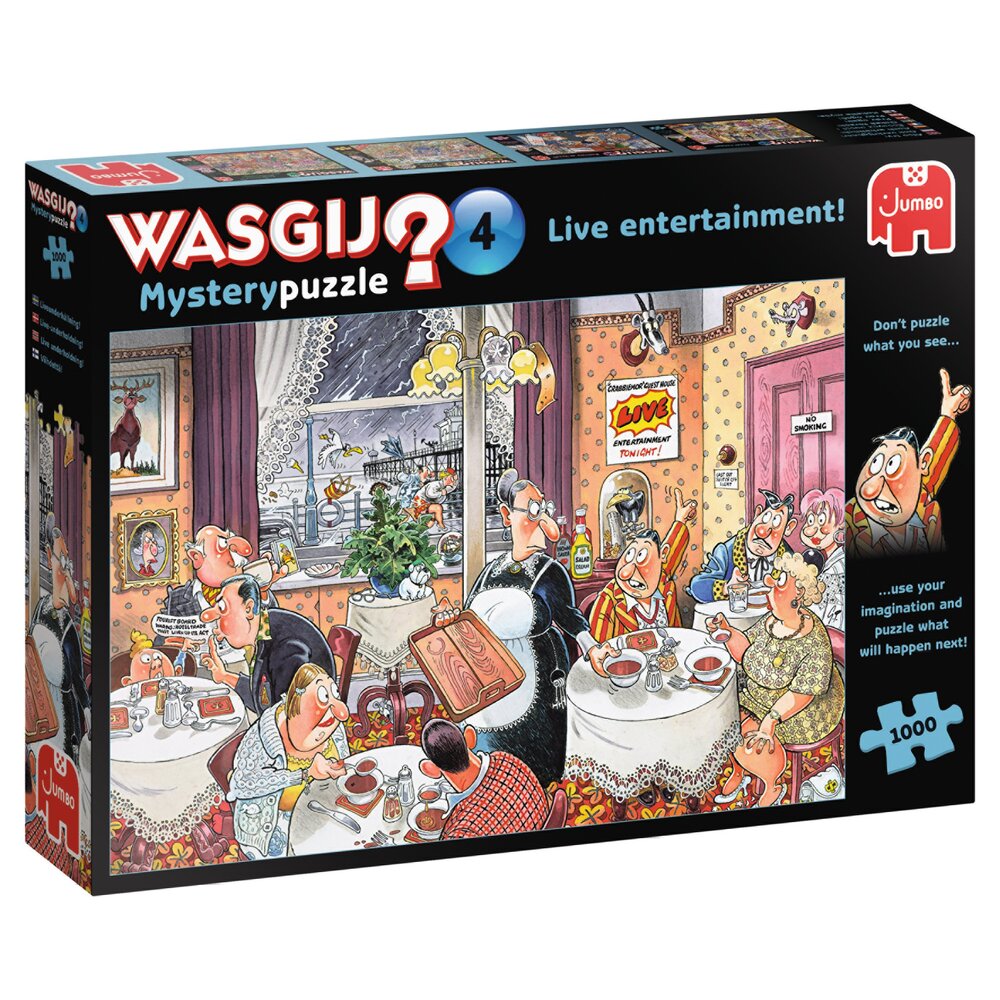 PUSLESPIL Wasgij Mystery 4 1000 brikker