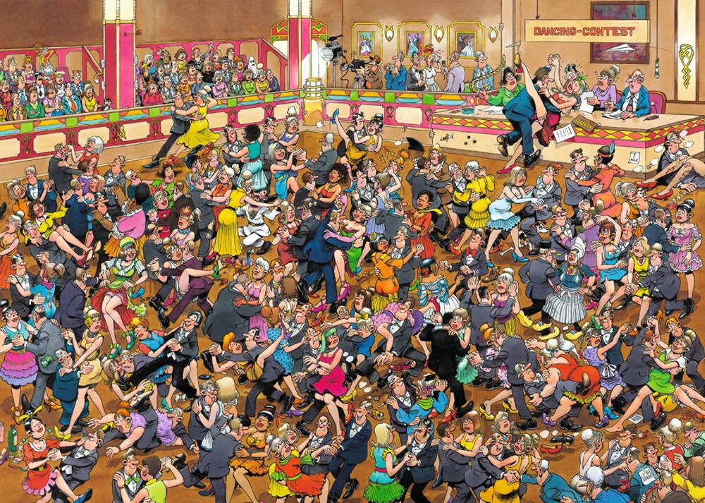 PUSLESPIL JVH Ballroom Dancing 1000 brikker